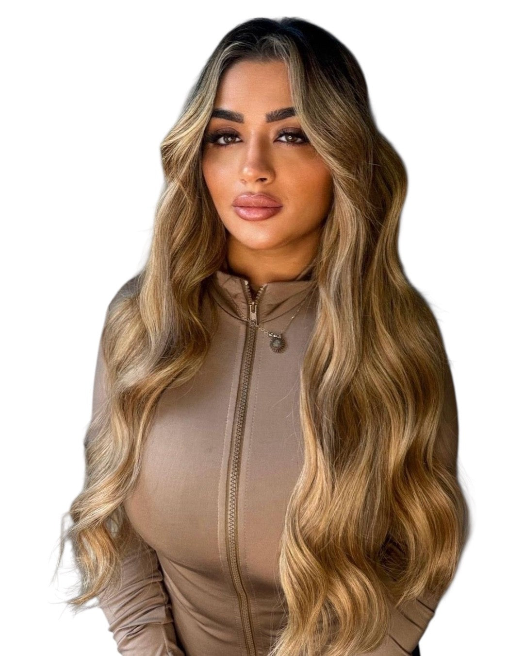 Haarverlaengerung-extensions 14A Dunkelblond Asch YHW