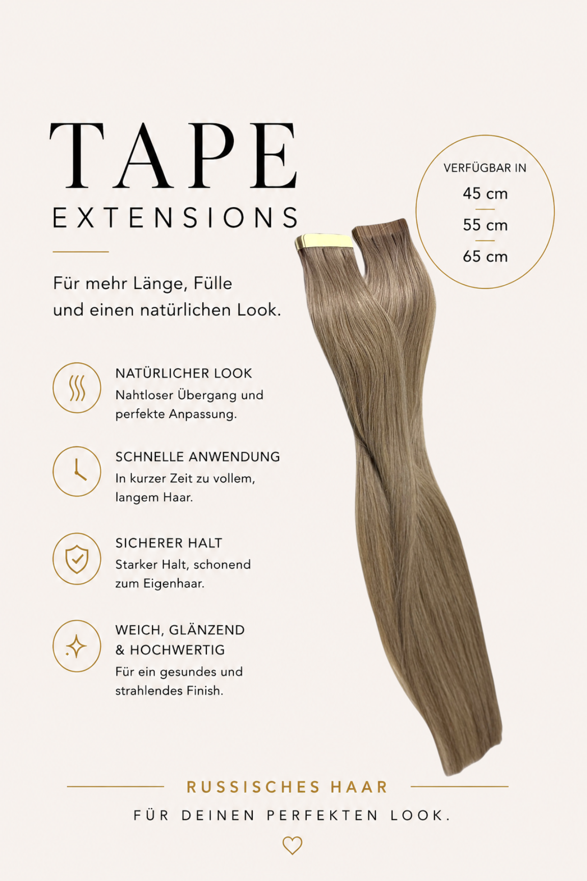 Tape Extensions 01 Schwarz
