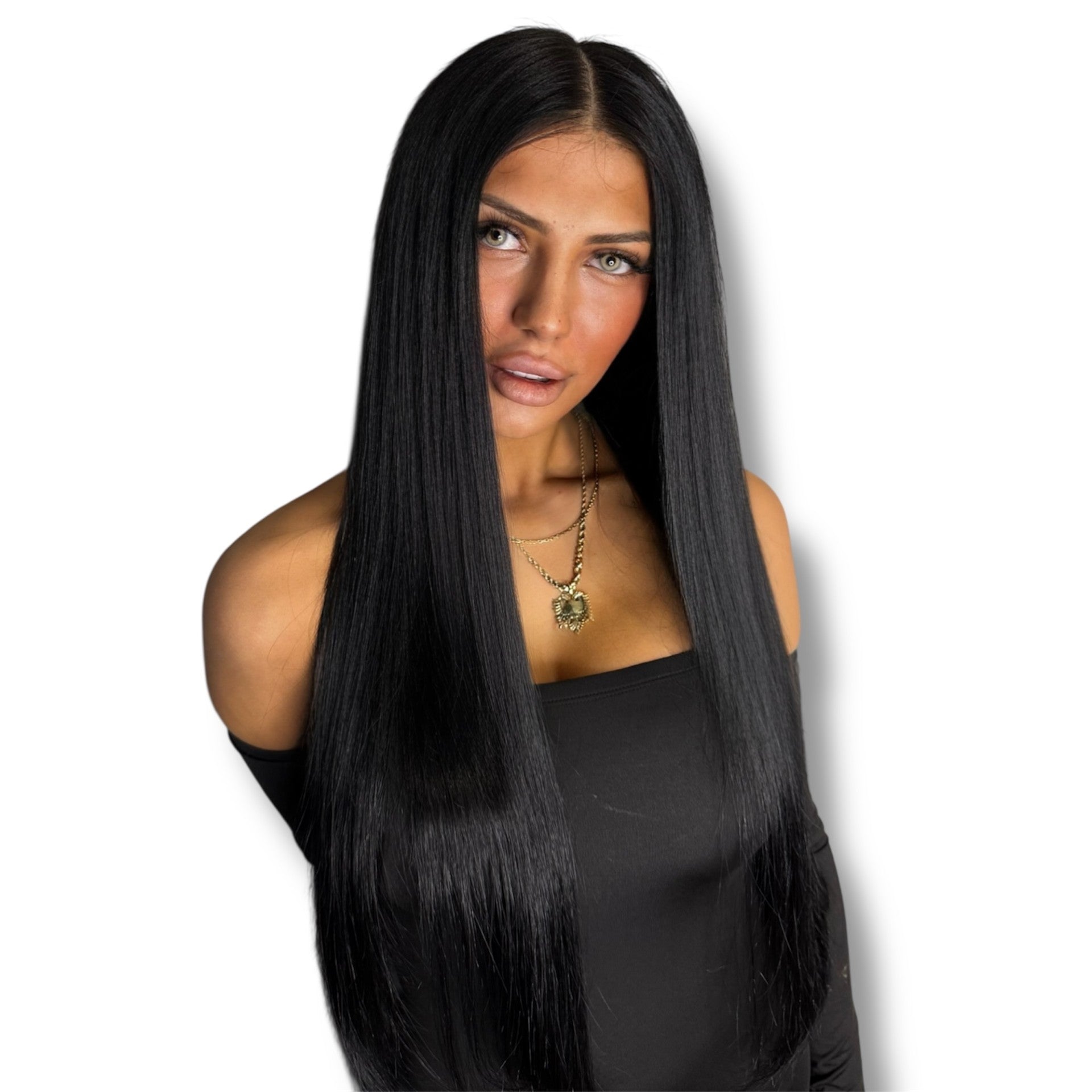 Haarverlängerung Extensions 01 Schwarz