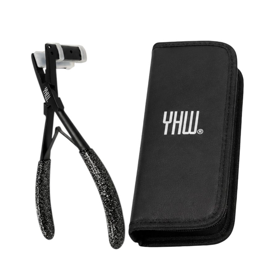 Tape Extensions Zange mit Etui