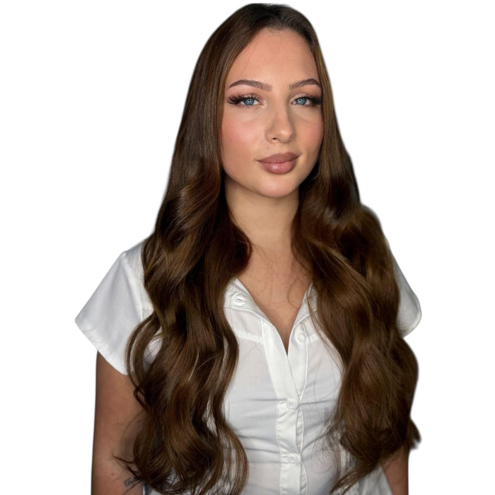 Clip in Extensions 06 Kastanienbraun