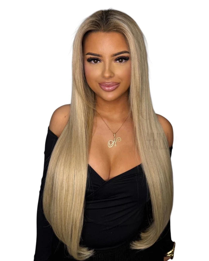 Haarverlängerung Bonding Extensions 24A Champagnerblond Asch - YHW