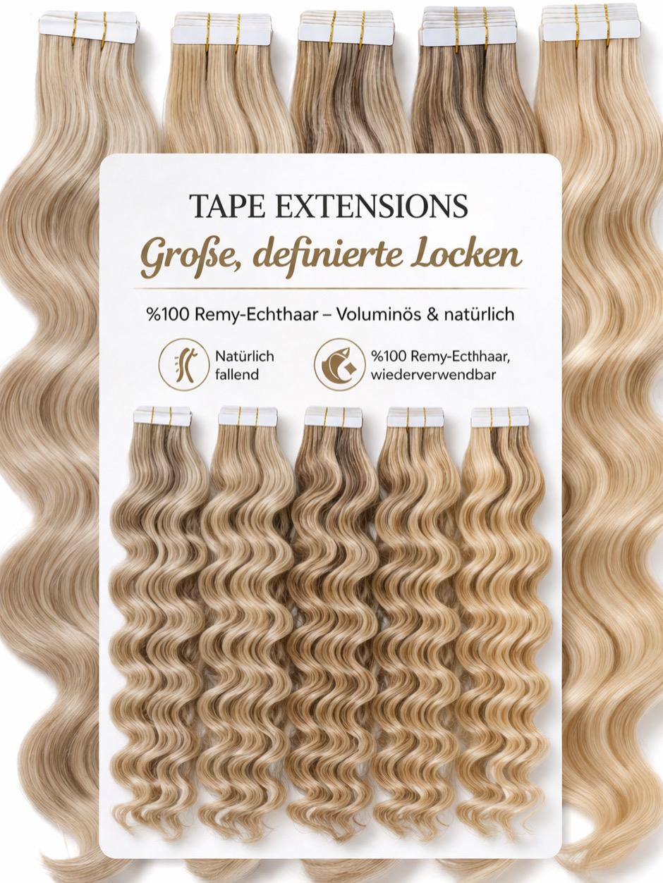 TAPE EXTENSIONS GELOCKT
