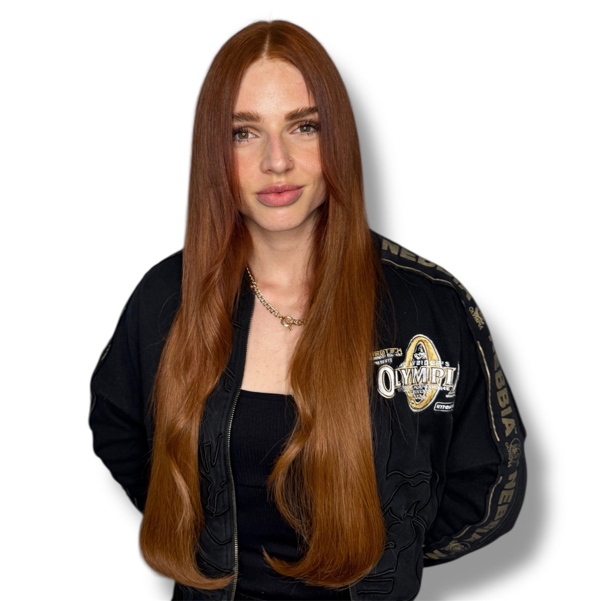 Genius Weft Extensions Farbe 30 Naturell Kupfer