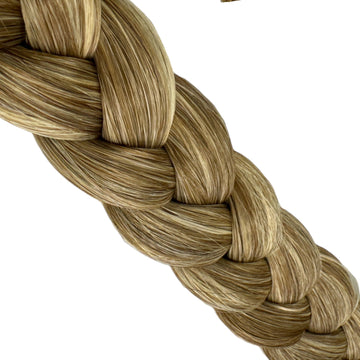 Tape Extensions  Platinblond / Hellblond Asch gesträhnt