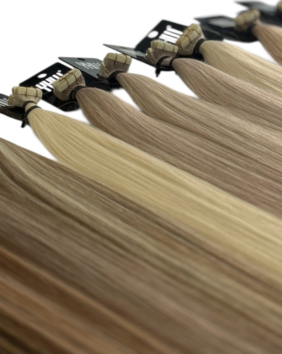 Tape Extensions 4A Mittel Natur Aschbraun