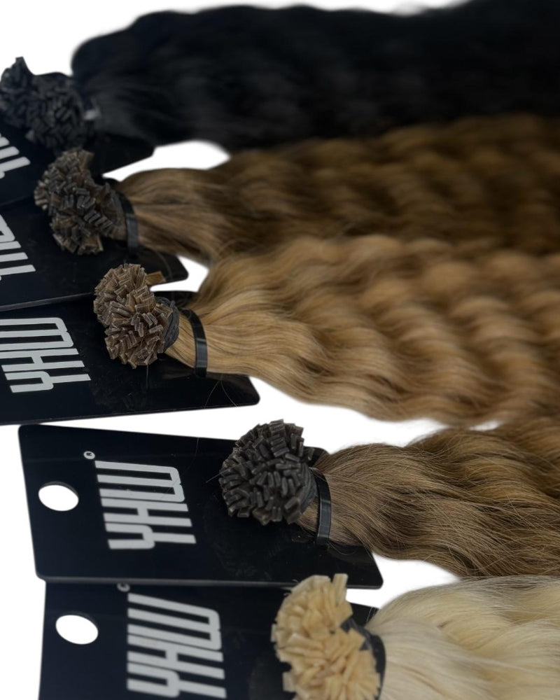 Bonding Extensions Gelockt 2A Dunkel Natur Aschbraun