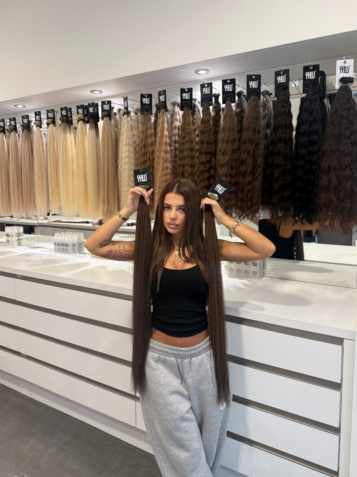 Tape Extensions XXL aus Echthaar – 85 cm