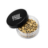 YHW® Your Hair World Micro Rings mit Silikoneinlage in einer transparenten Dose für professionelle Haarverlängerungen